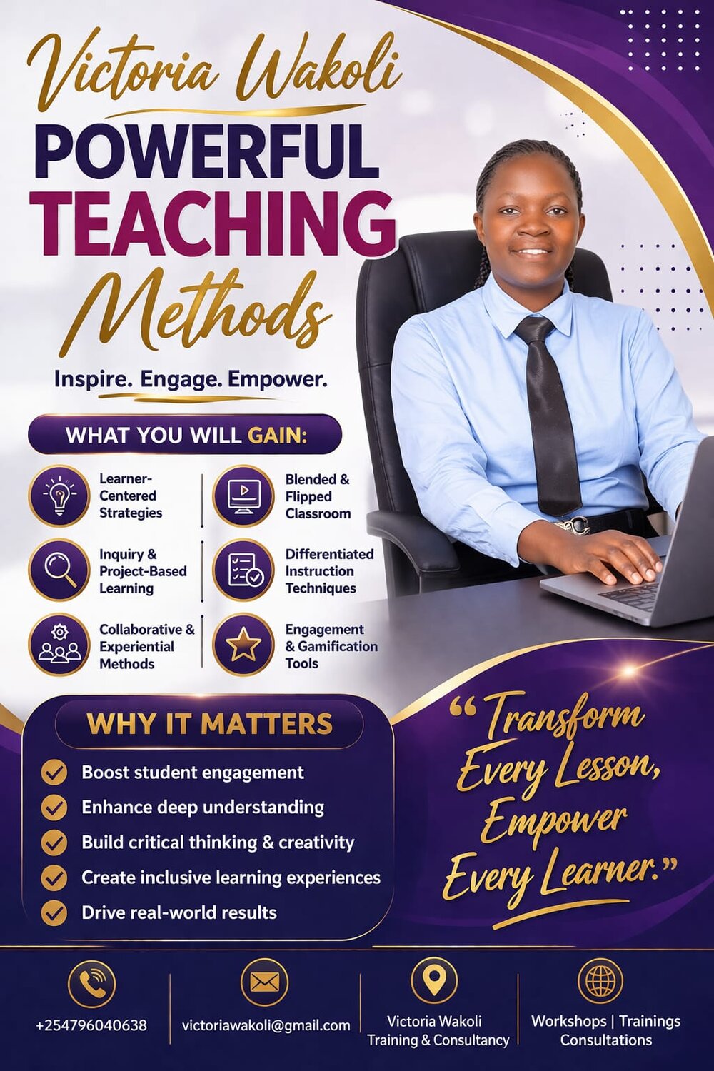Powerful teaching methods — inspire, engage, empower